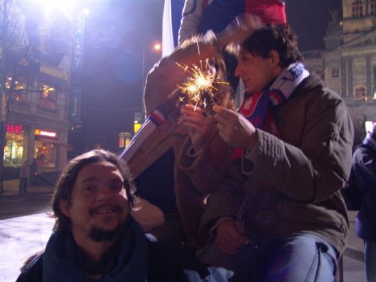 Natáčení reklamy 12.12.05